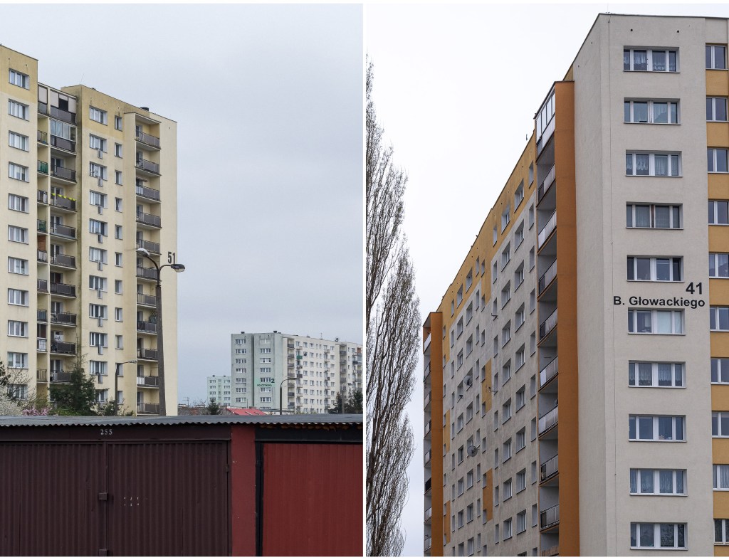 Bloki przy ul. Bartosza Głowackiego. Osiedle Bartodzieje