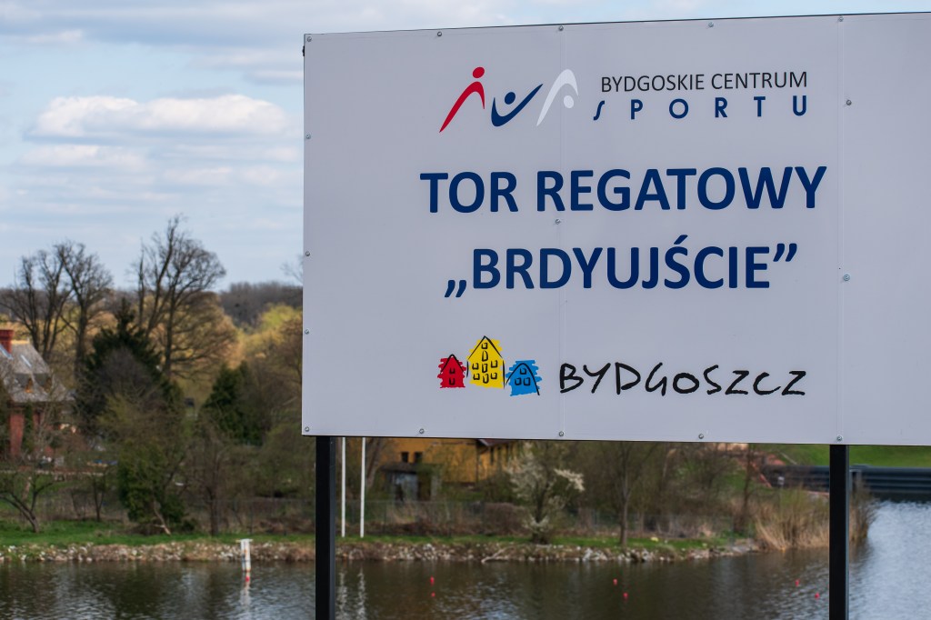 Tor regatowy - najważniejszy punkt Brdyujścia