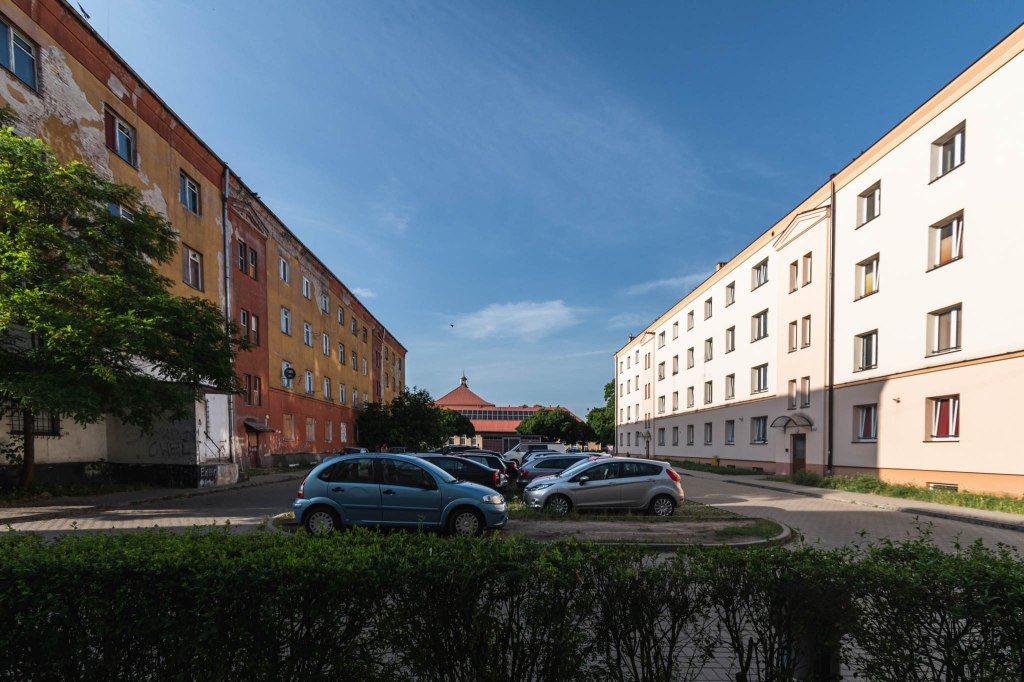 Dawne hotele zakładowe na osiedlu Kapuściska.