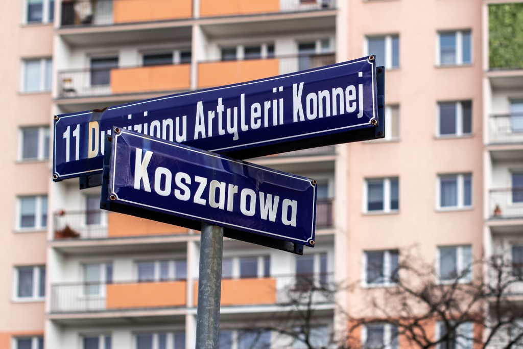 O przeszłości osiedla Błonie przypominają nazwy ulic.