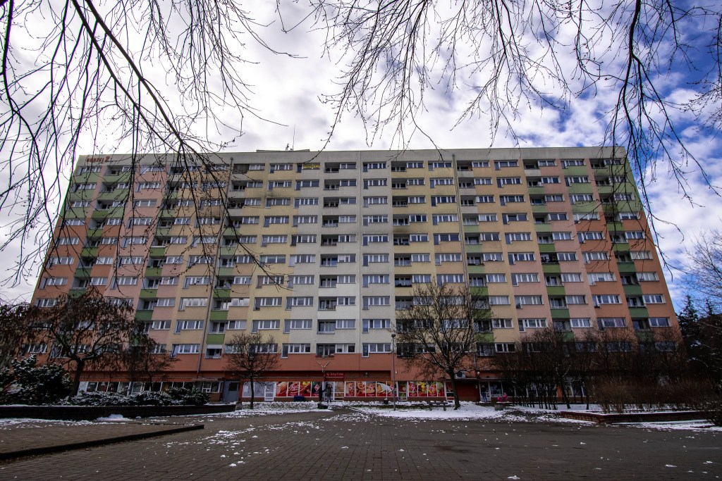 "Mrówkowiec" na osiedlu Błonie w pełnej krasie.