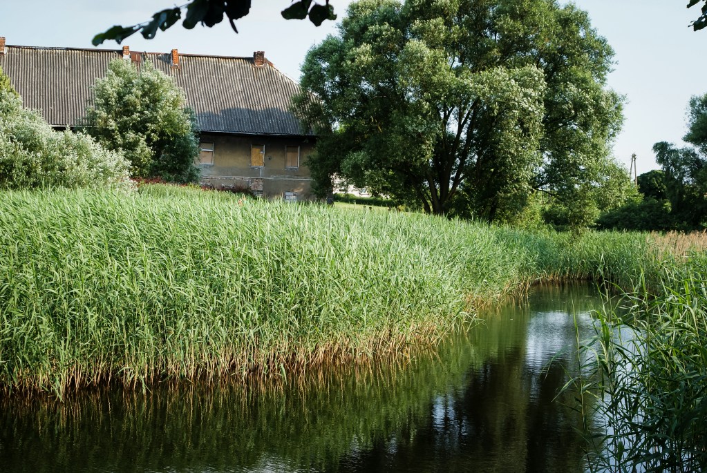 Zabudowania dawnego folwarku Górzyskowo w Dolinie Pięciu Stawów. Obecnie część osiedla Szwederowo