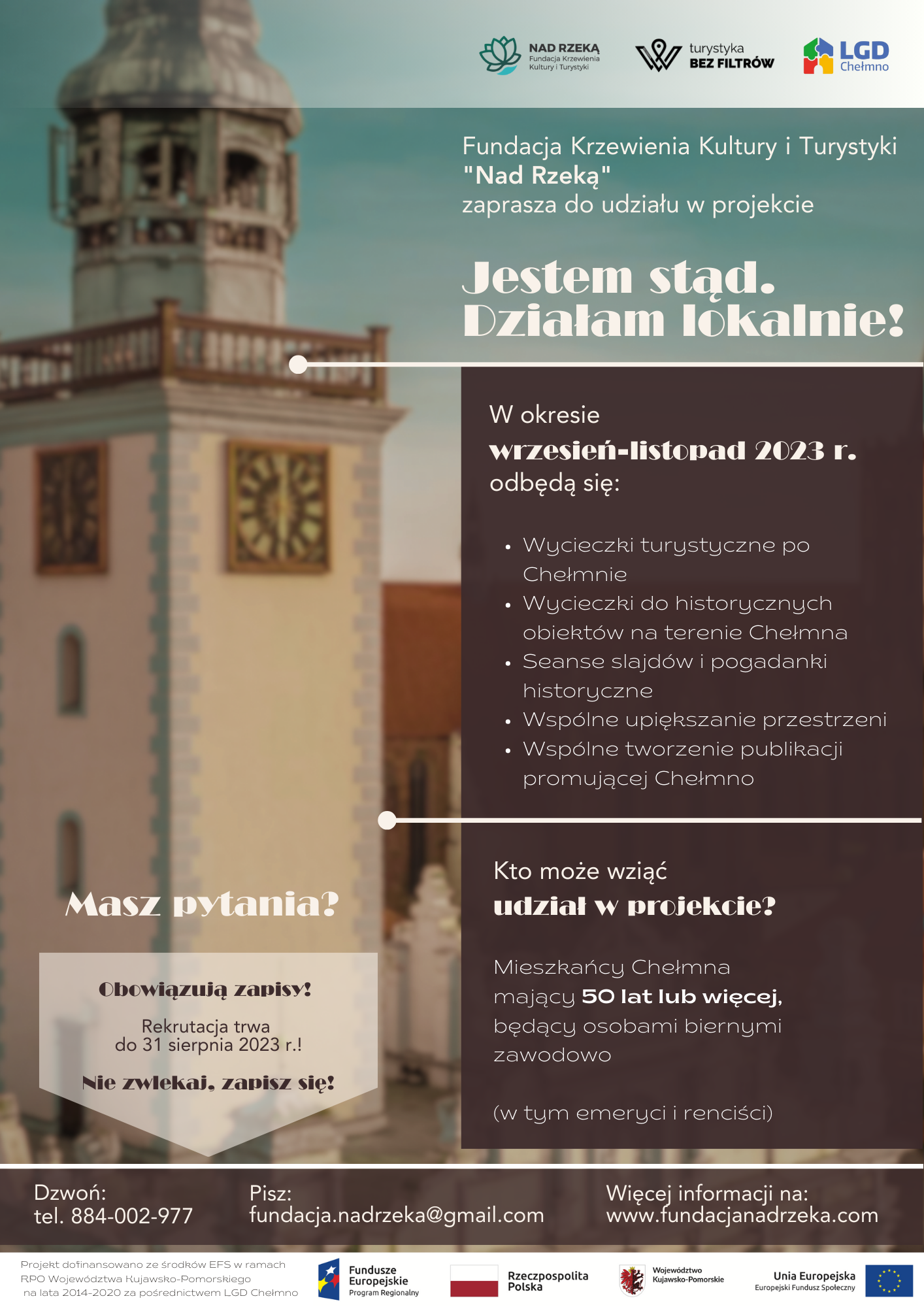 Projekt pn.&nbsp;„Jestem stąd. Działam lokalnie!”