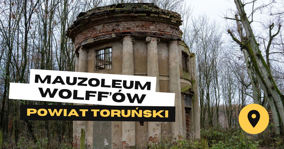 MAUZOLEUM RODZINY WOLFF W&nbsp;GRONOWIE –POWIAT TORUŃSKI PRZEZ&nbsp;DZIURKĘ OD&nbsp;KLUCZA